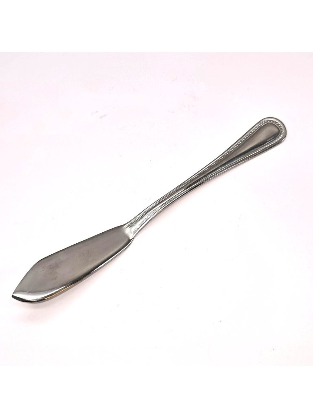 Gibson Stainless Steel Butter Spreader Knife With Beaded Handle Design VL5071